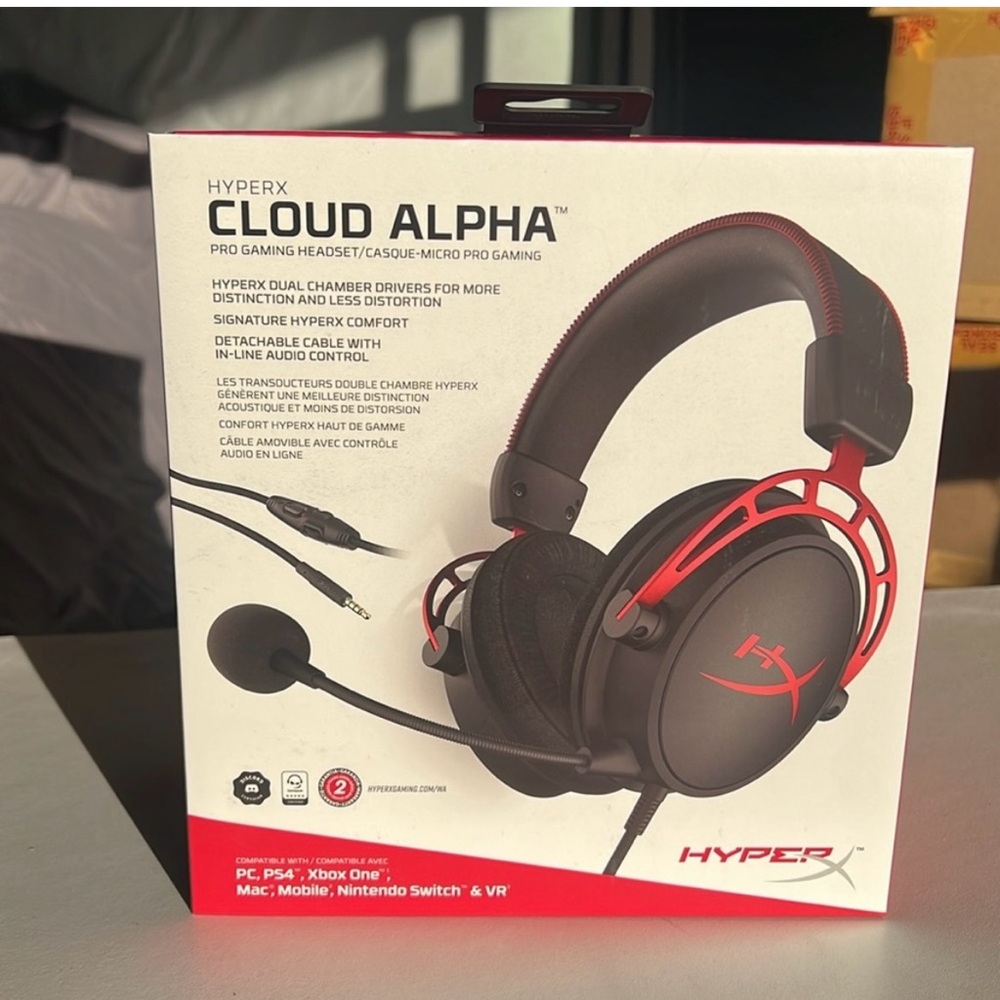 Hype Cloud Alpha Red Gaming Headset